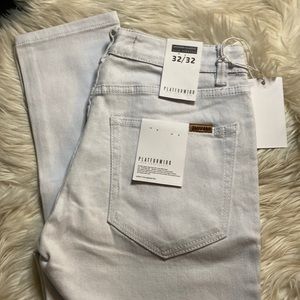 Platform White Jeans